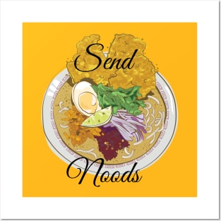 Send Noods (Mohinga Burmese version) Posters and Art